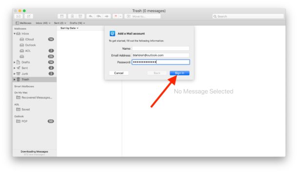 add exchange account outlook for mac